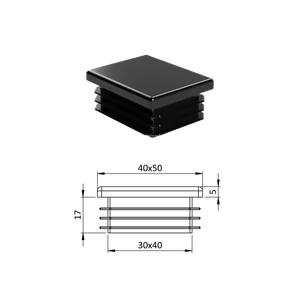 Krytka plastová 40 x 50 mm - slide 0