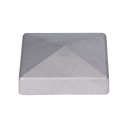 Hliníková strieška, 60 x 60 mm, bez povrchovej úpravy