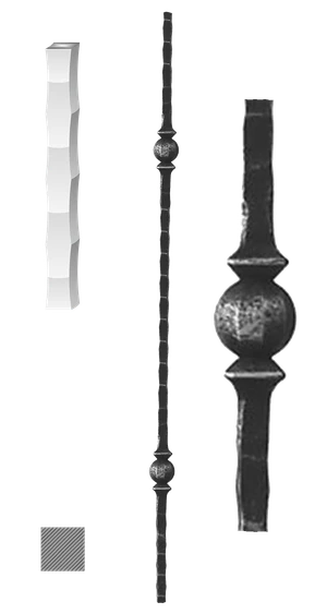 Tyč 12 x 12 x 1000 mm - slide 0