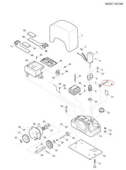 420CHSBPS2 kľúč 3hran, kov, pre mech. odblok Turbo30/PS200
