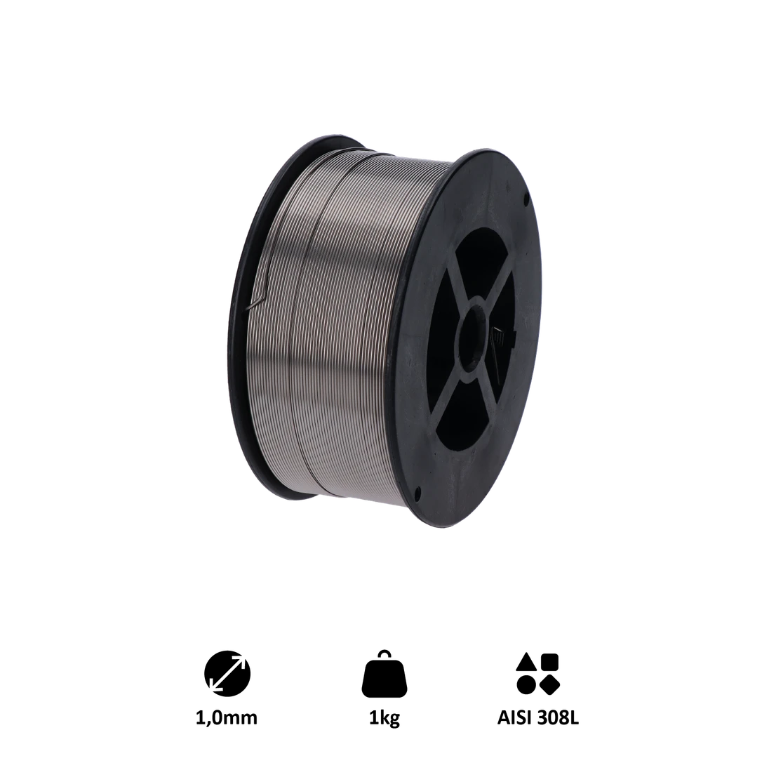 Zvárací drôt, AISI 308L, 1 mm, 1kg, MIG-MAG nerez