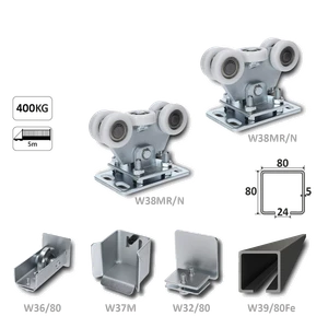 Samonos do 400 kg/5 m, profil 80 x 80 x 5 mm, Fe - slide 1