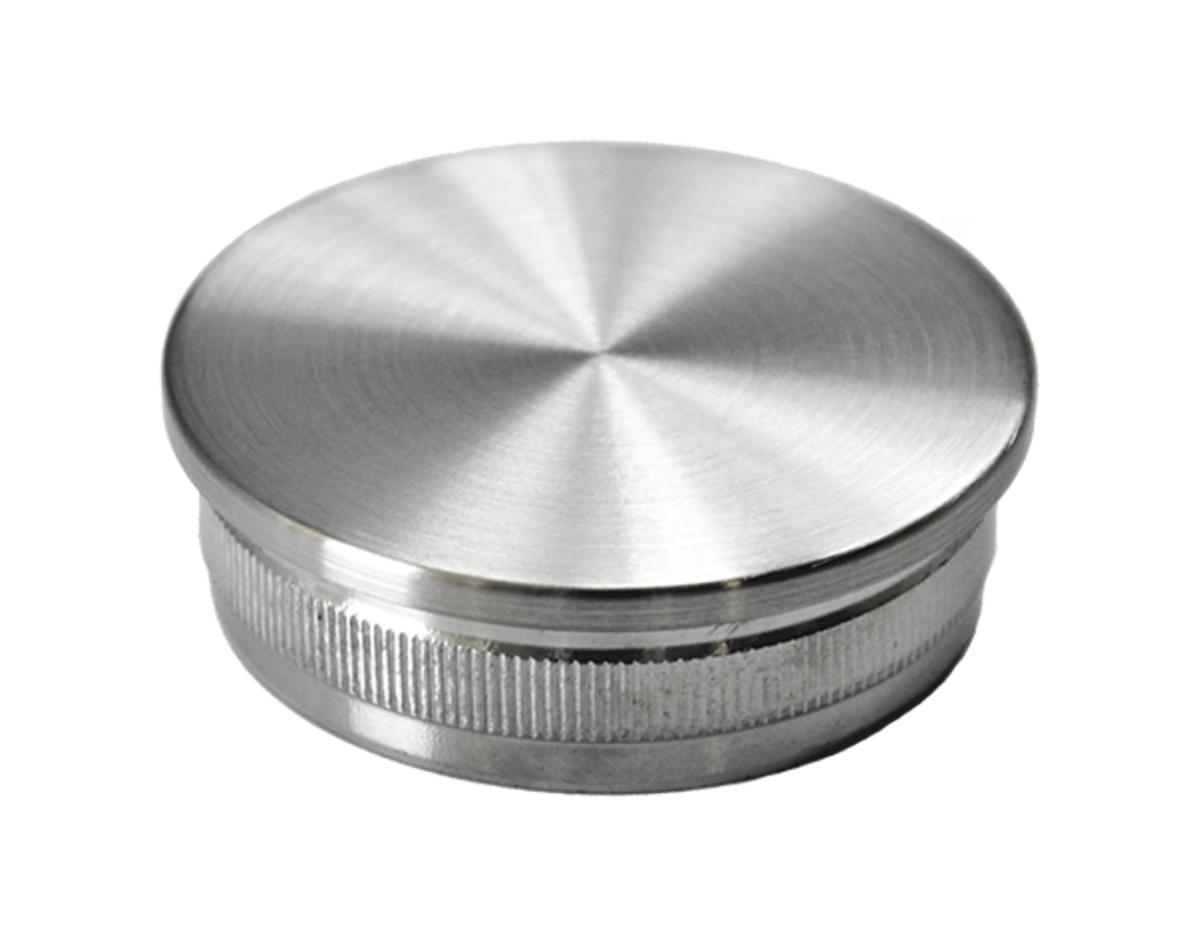 Ukončení na trubku ø 42,4 mm, broušená nerez AISI 304