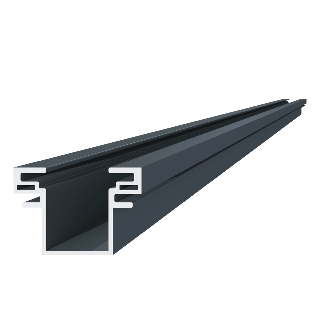 Redukcia pre profily W-16 mm, štruktúra RAL7016, L = 2000 mm