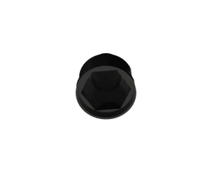 Krytka plastová na matice a skrutky M27, predĺžená, čierna - slide 1