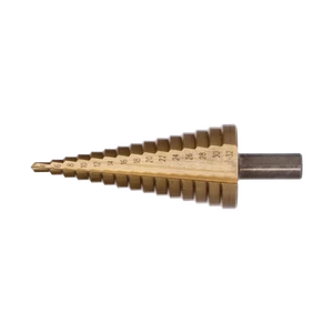 Stupňovitý kužeľový vrták HSS 4341 TiN 4-32 mm - slide 1