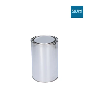 Farba antikorózna polomatná na zinok 1 kg briliantovo-modrá - slide 0