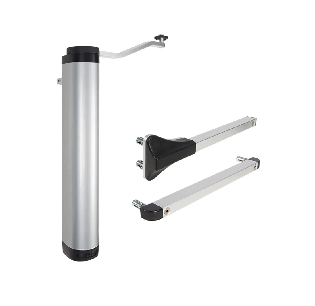 Hydraulický zatvárač s klznou lištou, do 150 kg, RAL 9005