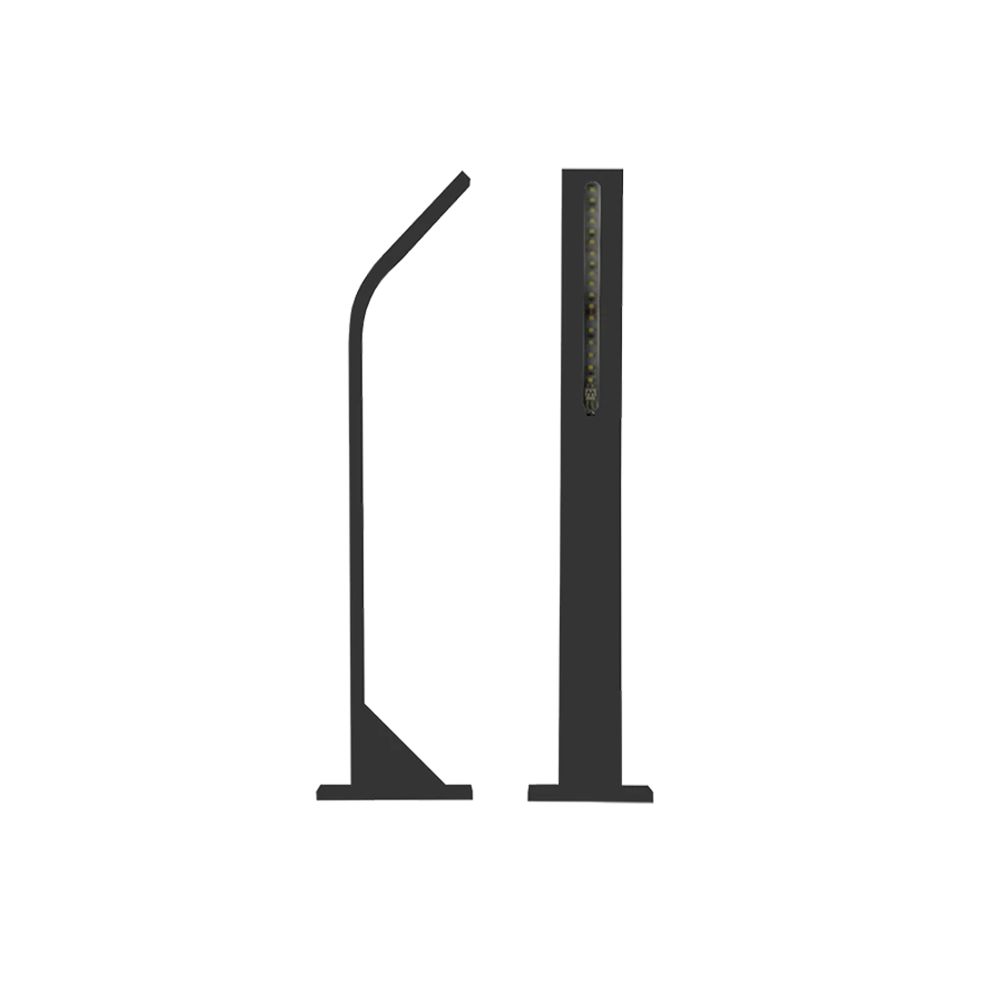 Venkovní LED osvětlení STIK S DOWN barva RAL 7016, H-404mm