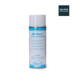 Antracitová polomatná farba na zinok a hliník, 0,4 l