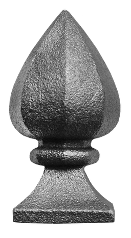 Šiška H = 118 mm, podstavec 48 x 48 mm, dutá