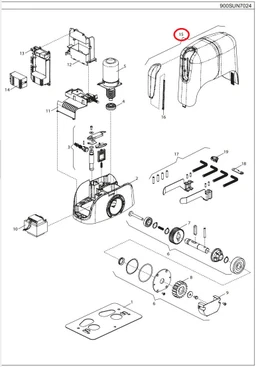 999COPE001A00 kryt vrchný s LED SUN 4024/7024/1124