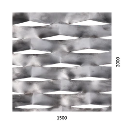 Ťahokov Fe 1500 x 2000 x 1,5 mm, oko 114 x 53 mm