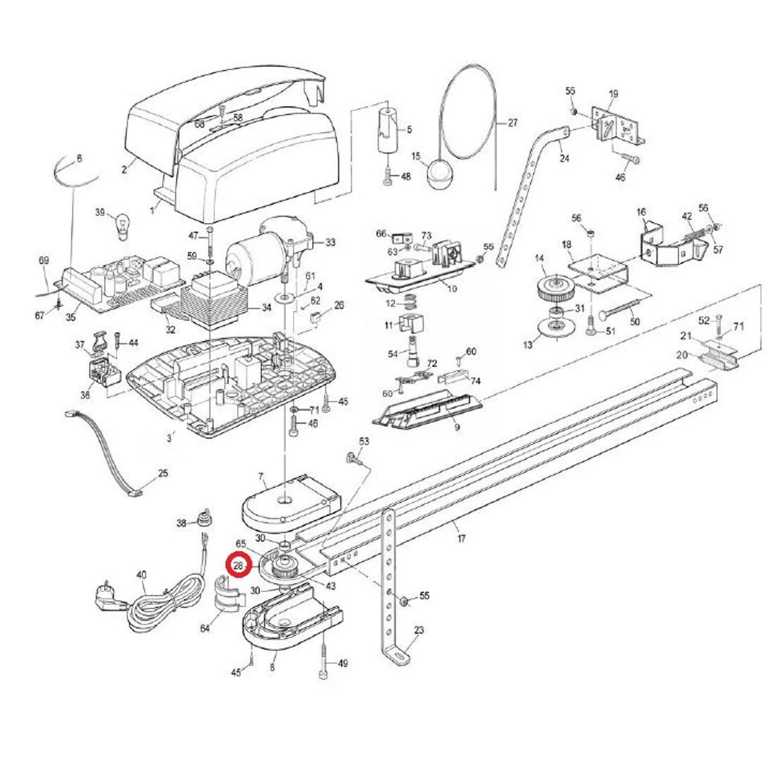 PRSPIN03A remeň H = 10 mm pre SNA11/30 pre SPIN, cena za 6 m
