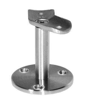 Držák madla ø 42,4 mm, 45° úhel, broušená AISI 304 - slide 0