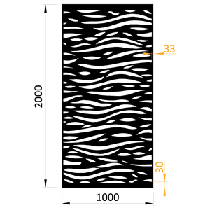 Plech vzor 1018, 1000 x 2000 x 2,5 mm, bez povrchovej úpravy - slide 0
