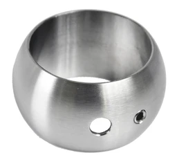 Držiak madla, prstenec na ø 42,4 mm, brúsená AISI 304