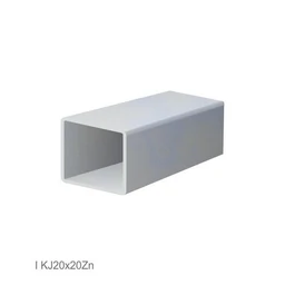 poškozený uzavretý profil 20x20x1,2mm, zinkovaný DX51D+Z100, hladký L=6000mm, cena za kus