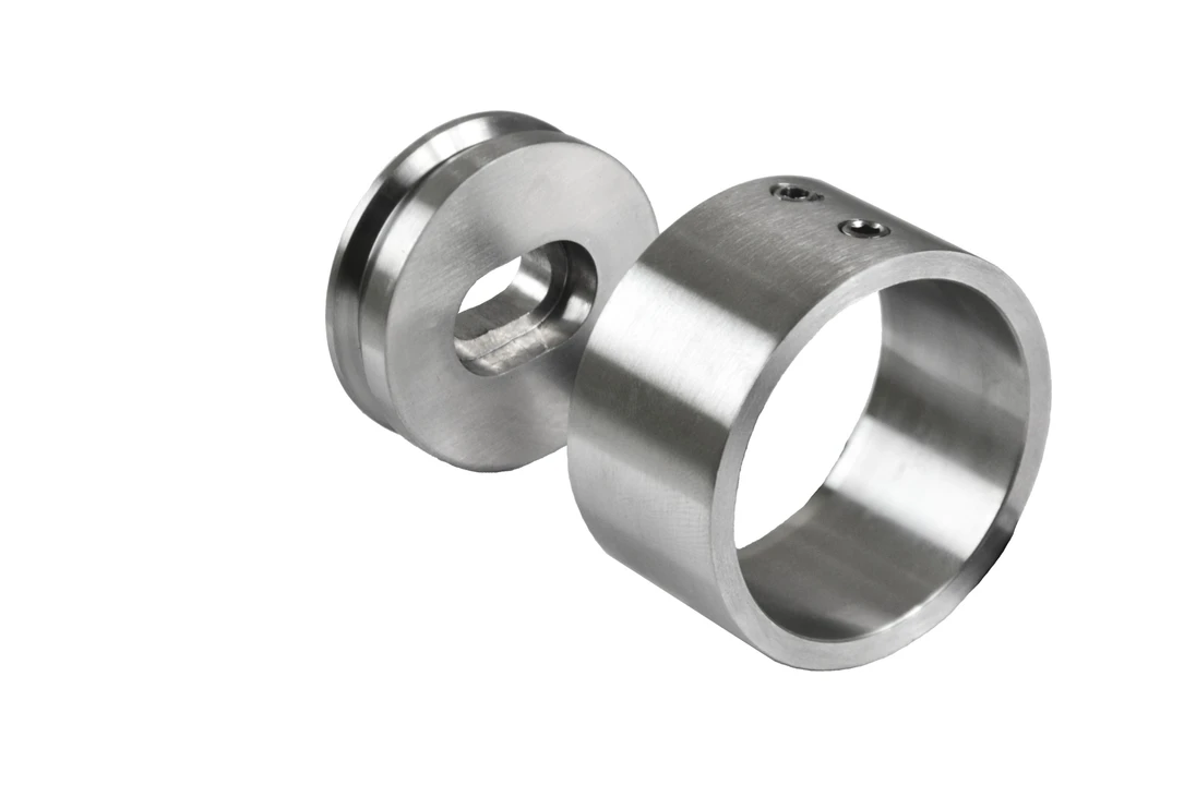 Kotvenie bočné na madlo ø 42,4 mm, brúsená nerez AISI 304