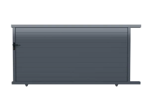 Posuvná brána, hliníková 4000 x 1862 mm - slide 0