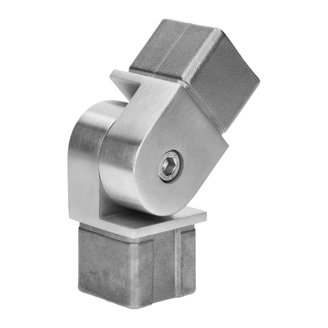 Spojka s kĺbom na tyč 40 x 40 mm, brúsená nerez AISI 304