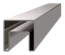 Madlo 40 x 40 x 1,5 mm, pre sklo 8 - 17,5 mm, AISI 304