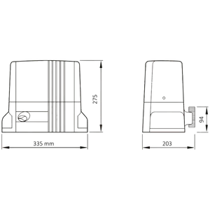 THOR1500KCE motor pre posuvnú bránu do 1500 kg - slide 3