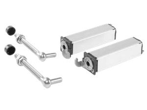 Samozatvárací pružinový záves, 90°, nastaviteľný 1D, nerez - slide 0