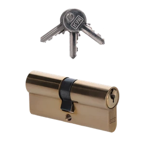 Cylindrická vložka EURO 35/35 mm, mosadzná, 3 kľúče - slide 0