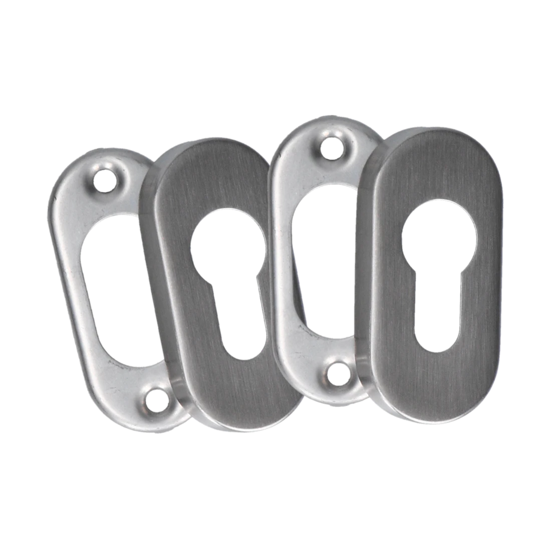 Oválna rozeta na cylindrickú vložku, brúsená AISI 304