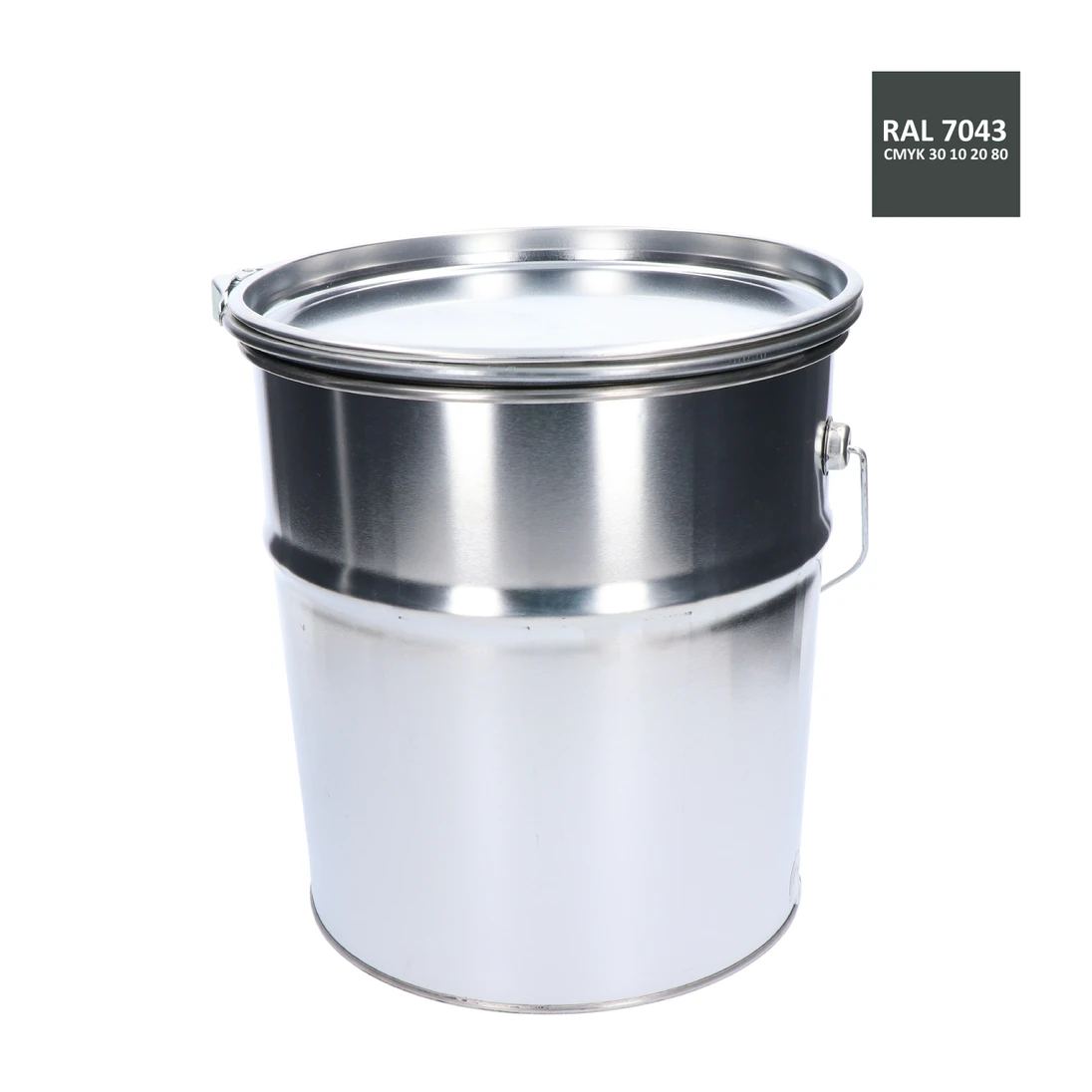 Farba antikorózna polomatná na zinok 10 kg dopravná sivá B