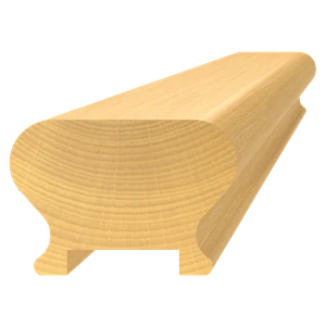 Dřevěný profil 62 x 43 x 3000 mm, buk, broušený bez nátěru - slide 0