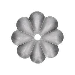 Kvet ø 90 x 3 mm, otvor ø 10 mm