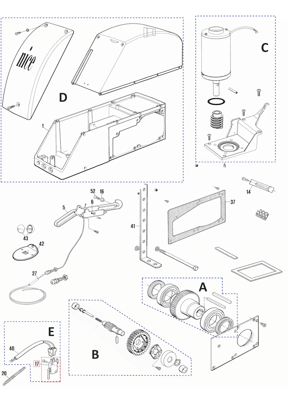 MICROI-Q.1617 mikrospínač pre SUMO/SU2000/SU2000V/SU2000VV
