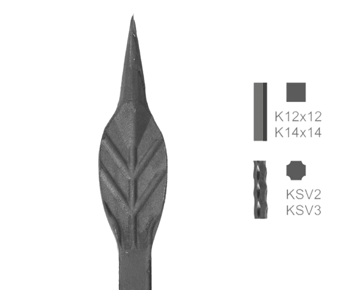 Kovaný špic typu K9