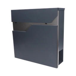 Poštová schránka, max. formát listu A4, AISI 410/RAL 7016