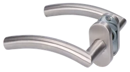 Kľučka nerezová bez dolnej rozety, brúsená AISI 304