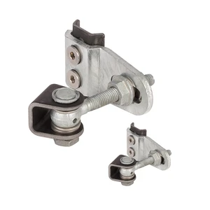 LOCINOX® GBMU4D12 Navařovací pant M12, otevíratelný 180°,  nastavitelný 3D, pozink - slide 1