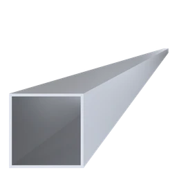 Hliníkový jekl 80 x 80 x 3 x 6000 mm, bez úpravy