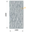 Hliníkový plech 1000 x 2000 x 3 mm, vzor 8312, bez úpravy