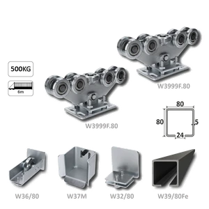 Samonos do 500 kg, profil 80 x 80 x 6000 mm, Fe - slide 1