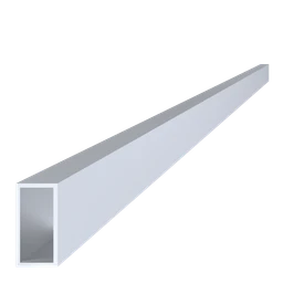 Hliníkový jekl 40 x 20 x 2 x 6000 mm, bez úpravy