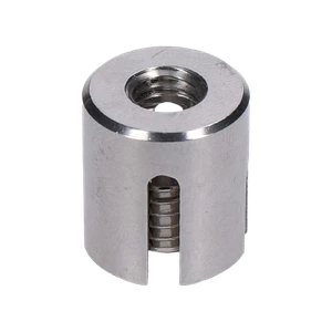 Príruba na zelenú stenu, pre dve lanká ø 3 mm, AISI 304 - slide 2