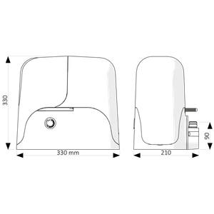 900KSUN5024ER pro posuvnou bránu do 500kg - slide 4