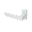 Okenní klika, hliník, povrch: plast