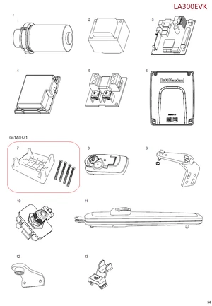 041A0321 držiak transformátora so skrutkami - slide 1