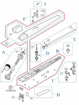 SPCG013700 kit korpusu pro TOONA4 ... - dolní a horní - slide 1