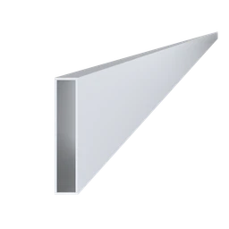 Hliníkový jekl 100 x 20 x 2 x 6000 mm, bez úpravy
