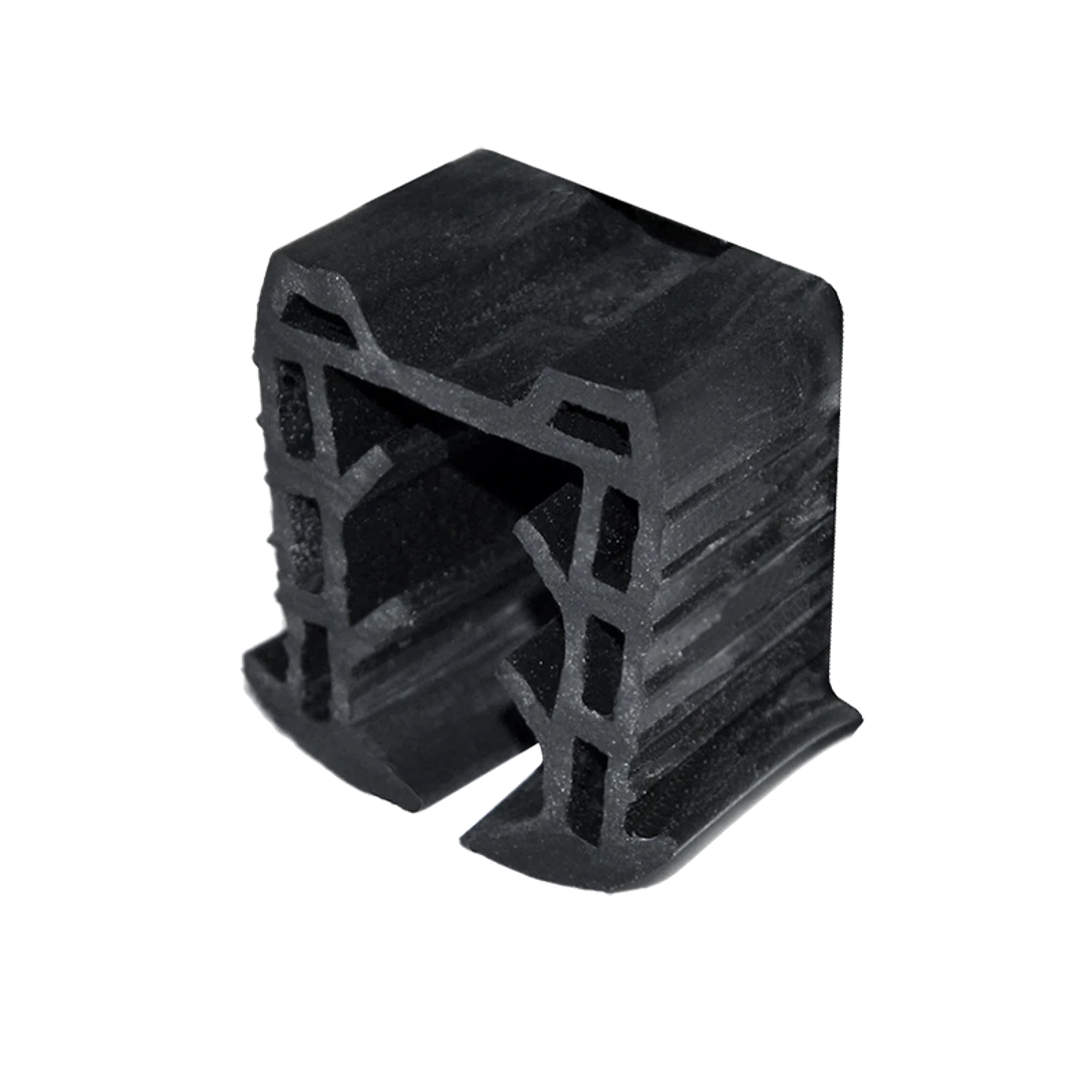 Gumové těsnění pro madlo 24 x 24 mm, sklo 12 - 12,76 mm