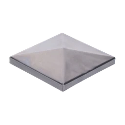 Plechové stříšky 100 x 100 mm, tloušťka 0,8 - 1,5 mm